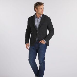 Grayers Hutton Wool Twill Sport Coat - Charcoal Gray Blazer size L NWT